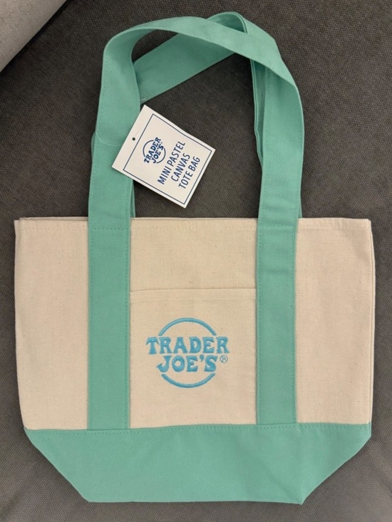 Trader Joe'S Handbags - Trader Joe's | Tote | Trader Joe's Mini Tote | Light Green
